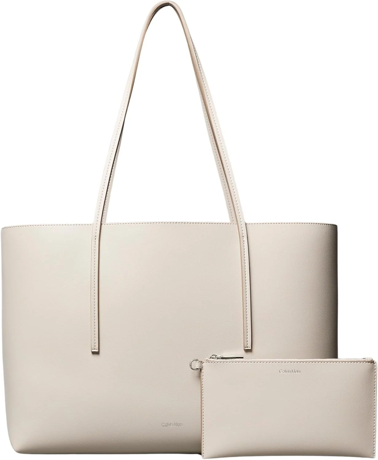 کیف دستی زنانه کلوین کلاین با لوگوی فویلی و کیف کوچک مدل Lv04f3274g - شاتو/قهوه ای بیابانی