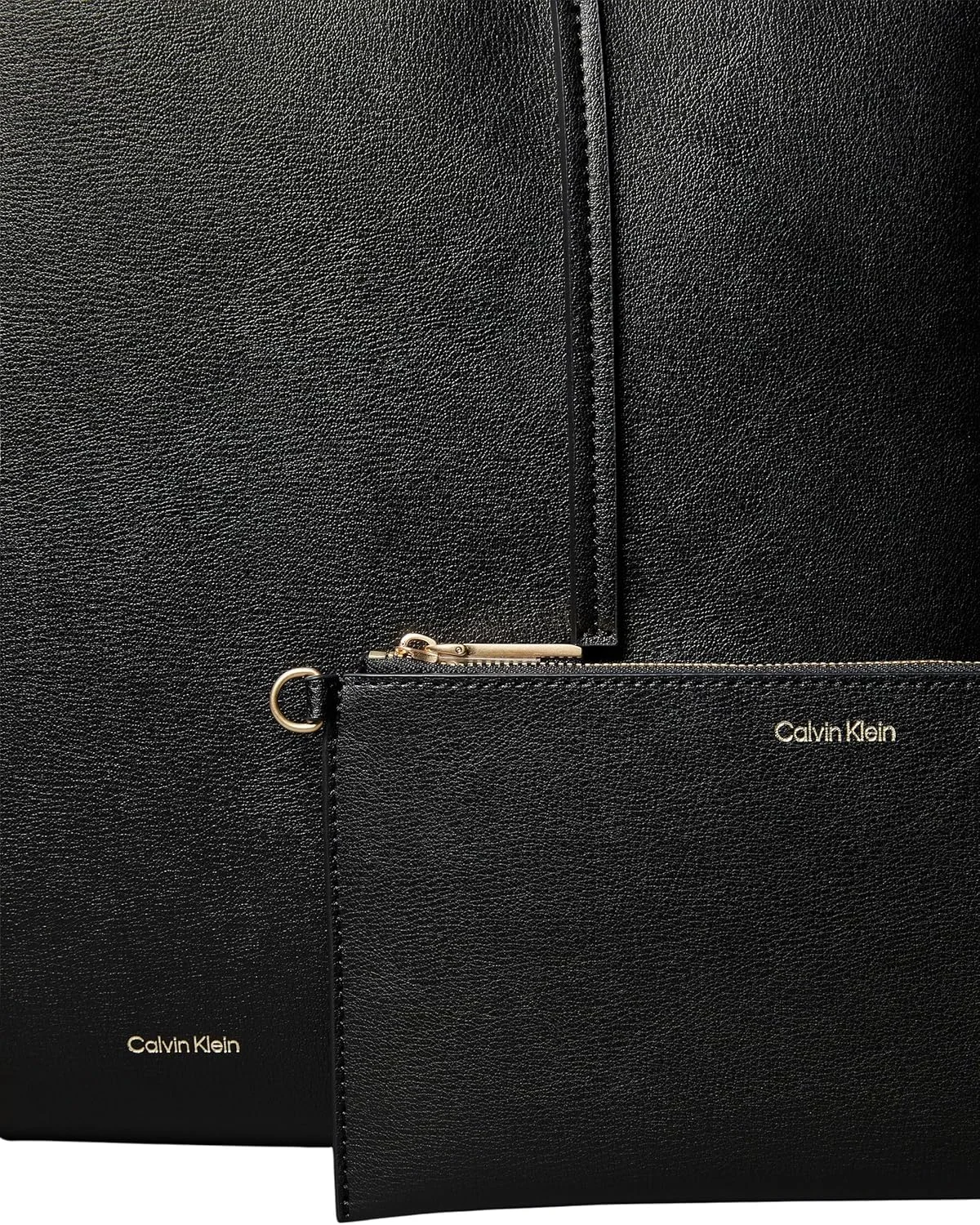 کیف دستی زنانه کالوین کلاین مدل FOIL LOGO TOTE، مشکی/نارگیل برشته، OS کیف دستی زنانه کالوین کلاین مدل FOIL LOGO TOTE، مشکی/نارگیل برشته، OS