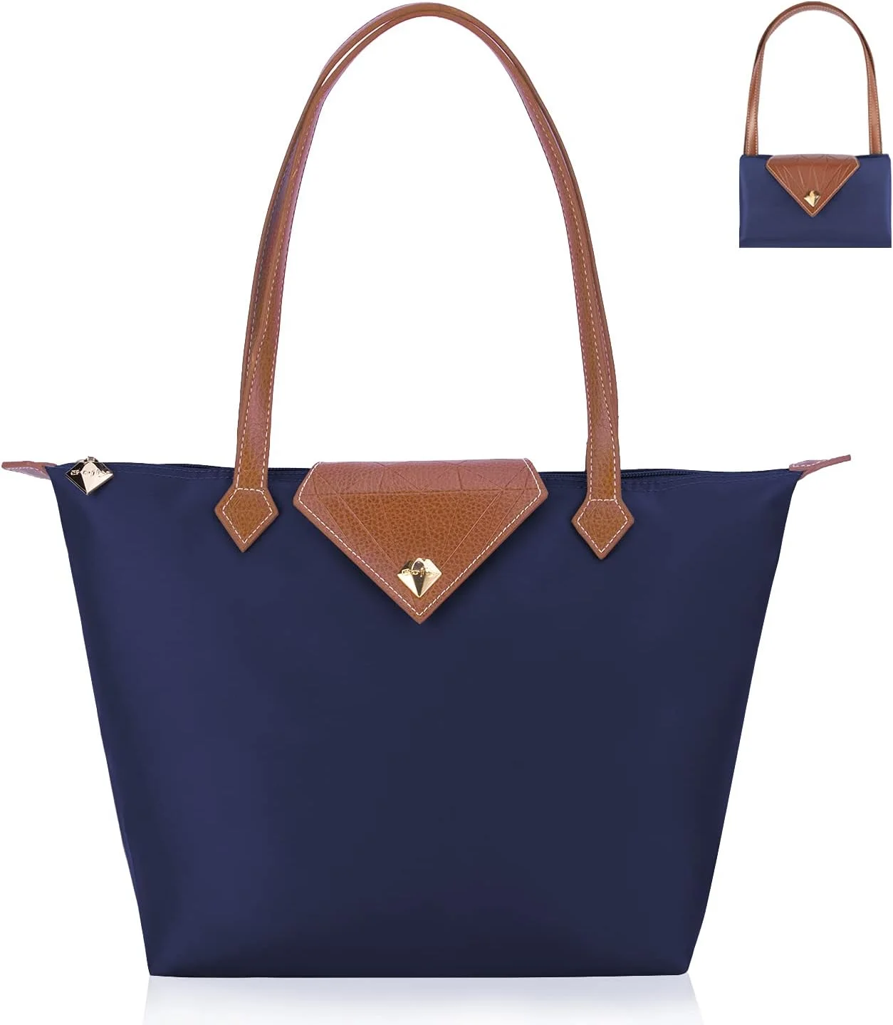 کیف دوشی تاشو زنانه آکسفورد با ظرفیت بزرگ، کیف دستی نایلونی، کیف خرید تاشو زنانه، کیف مسافرتی ساحلی ضد آب و غیر رسمی