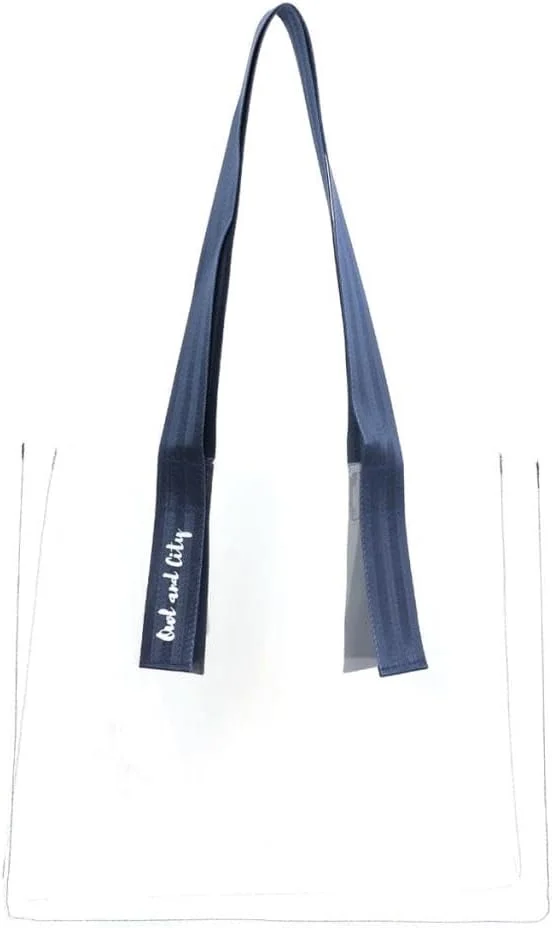 کیف خرید و ساحلی شفاف بیگ دیزاین طرح جغد و شهر