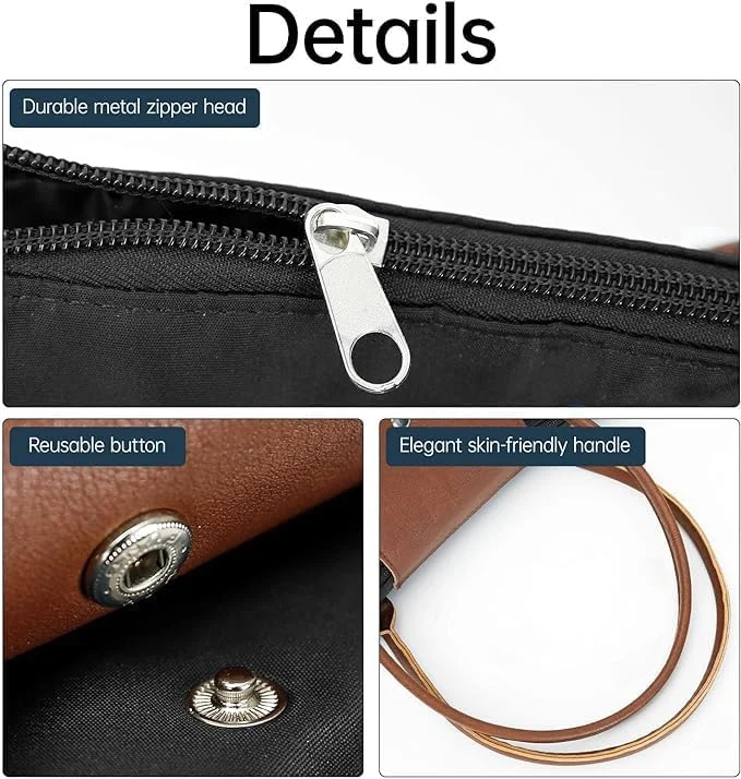 کیف دستی زنانه، کیف شانه ای نایلونی ضد آب شیک، کیف دستی تاشو زیپ دار نایلونی با دسته بالایی، کیف مسافرتی تاشو ساحلی برای کار، خرید، مسافرت کیف دستی زنانه، کیف شانه ای نایلونی ضد آب شیک، کیف دستی تاشو زیپ دار نایلونی با دسته بالایی، کیف مسافرتی تاشو ساحلی برای کار، خرید، مسافرت