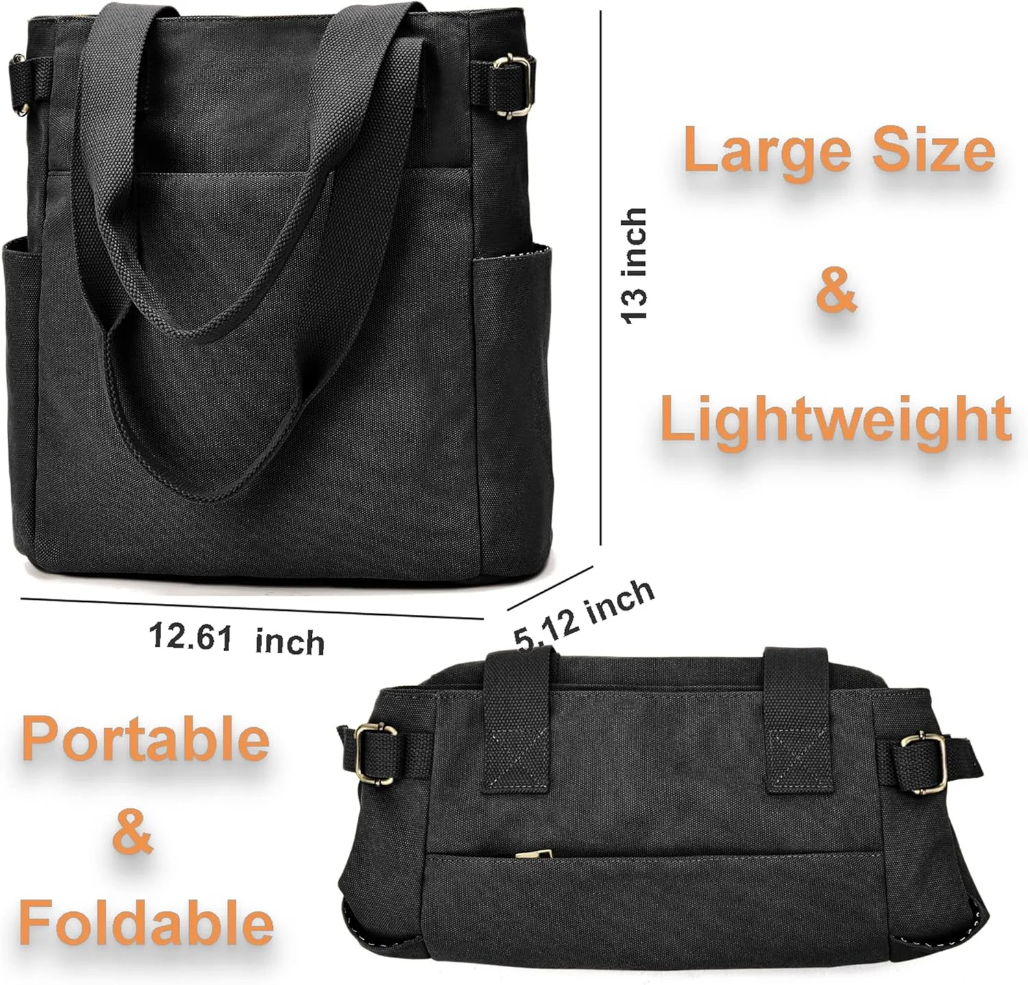 کیف دستی زنانه بومى با دسته بالا، کیف شانه ای سبک وزن با جیب