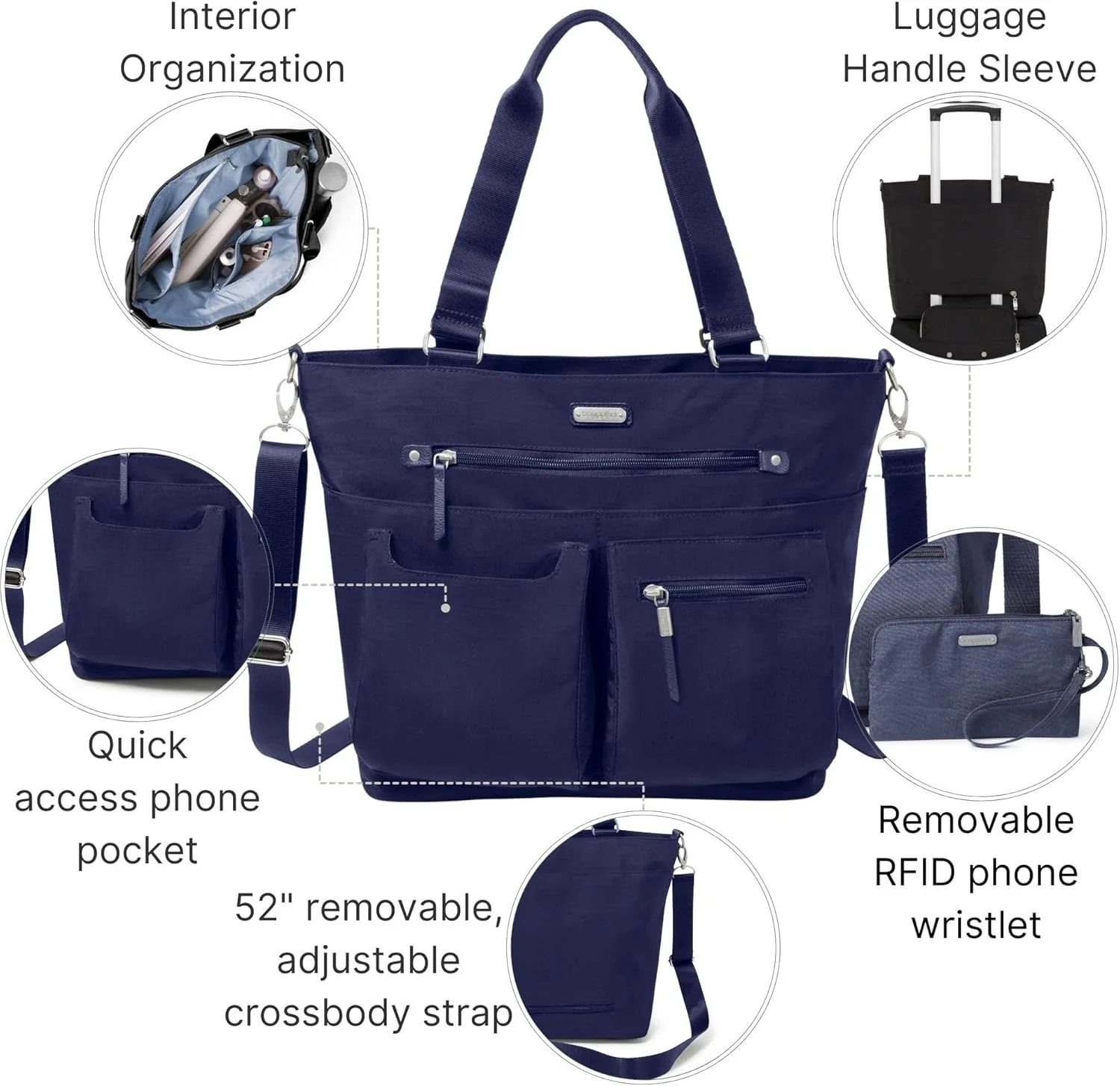 کیف دستی بزرگ باگالینی مدل Any Day به همراه کیف مچی موبایل RFID کیف دستی بزرگ باگالینی مدل Any Day به همراه کیف مچی موبایل RFID