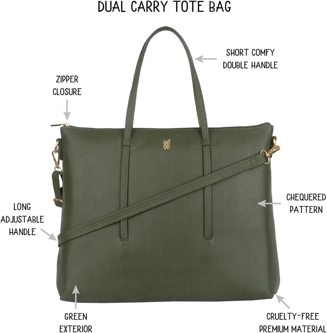 کیف دستی لپ‌تاپ زنانه باگیت مدل LXE AYKO (تک عددی)