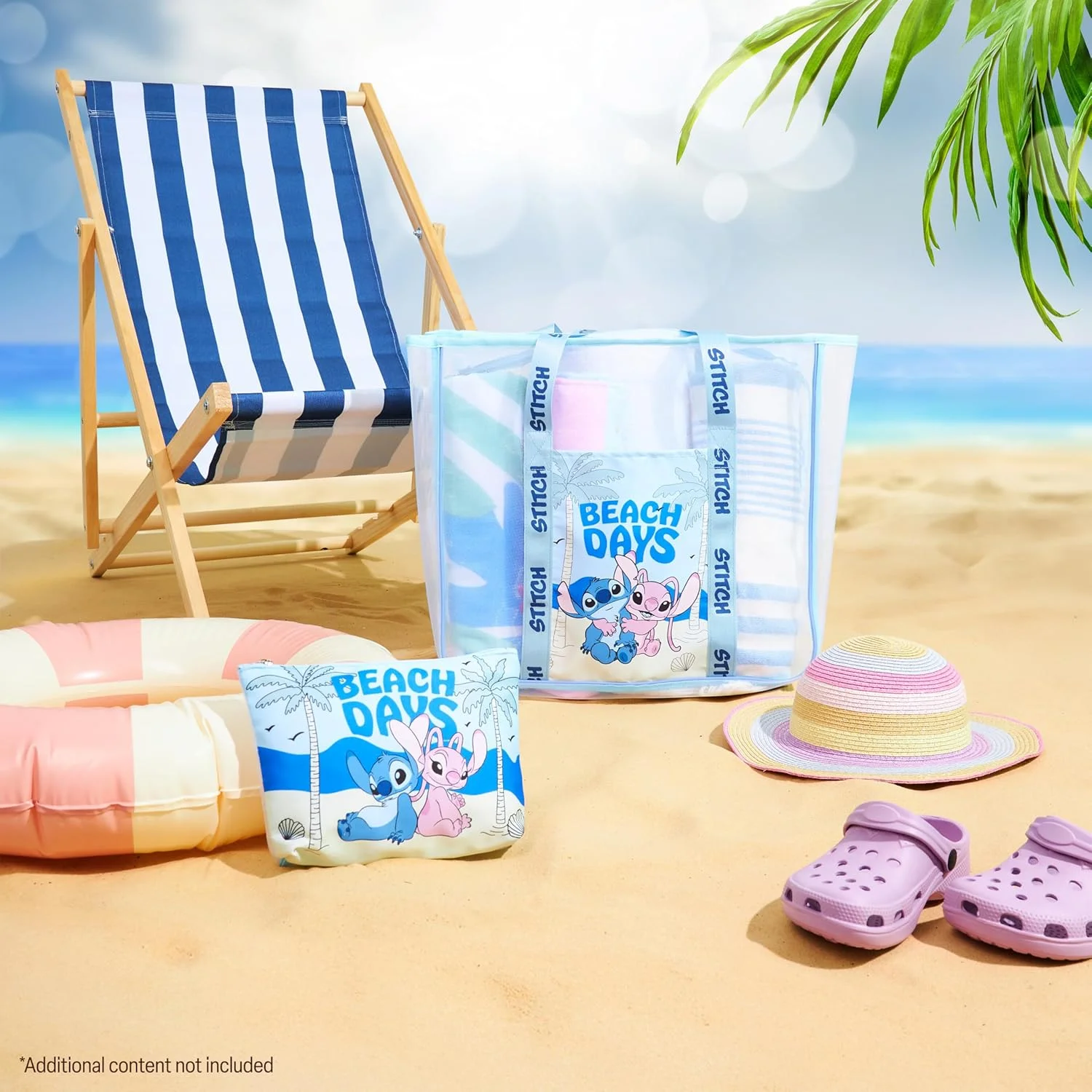 کیف مسافرتی ترند برای زنان و نوجوانان، کیف توری زیپ‌دار با کیف کوچک زیپ‌دار، لوازم ضروری سفر برای تعطیلات، استخر، شنا، باشگاه، پیک نیک