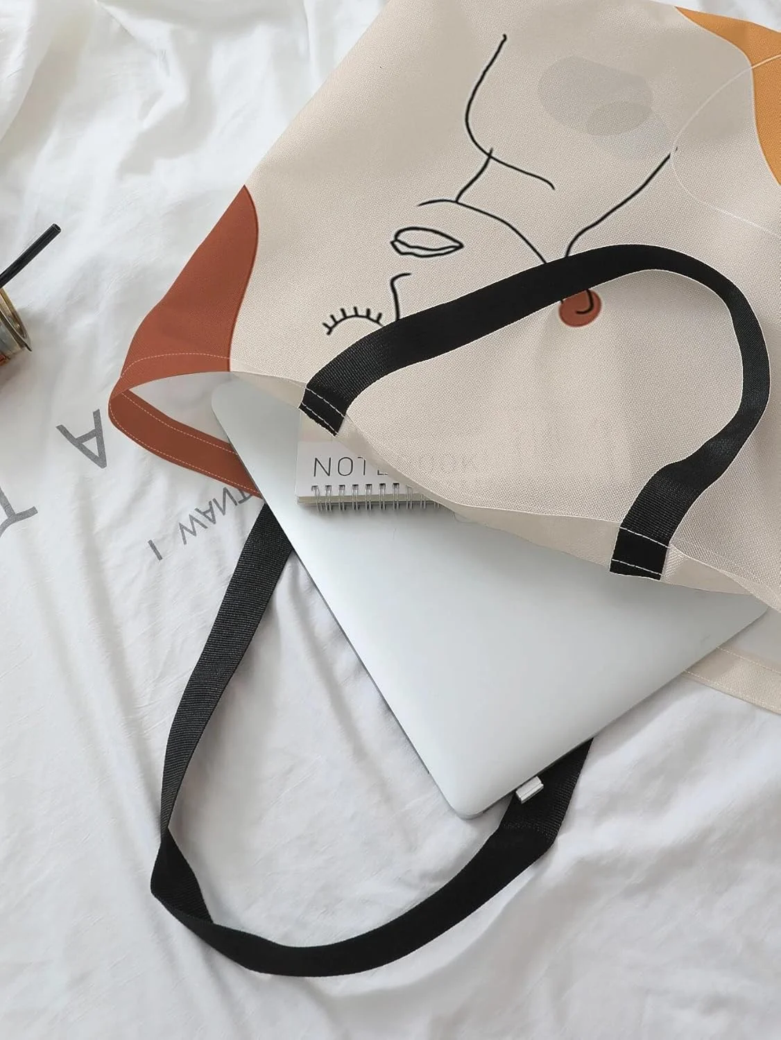 کیف دستی بزرگ زنانه Glowic با زیپ، کیف های دستی شیک نخی، کیف های حمل بوم برای دانشگاه (WBAG-68) (چند رنگ)