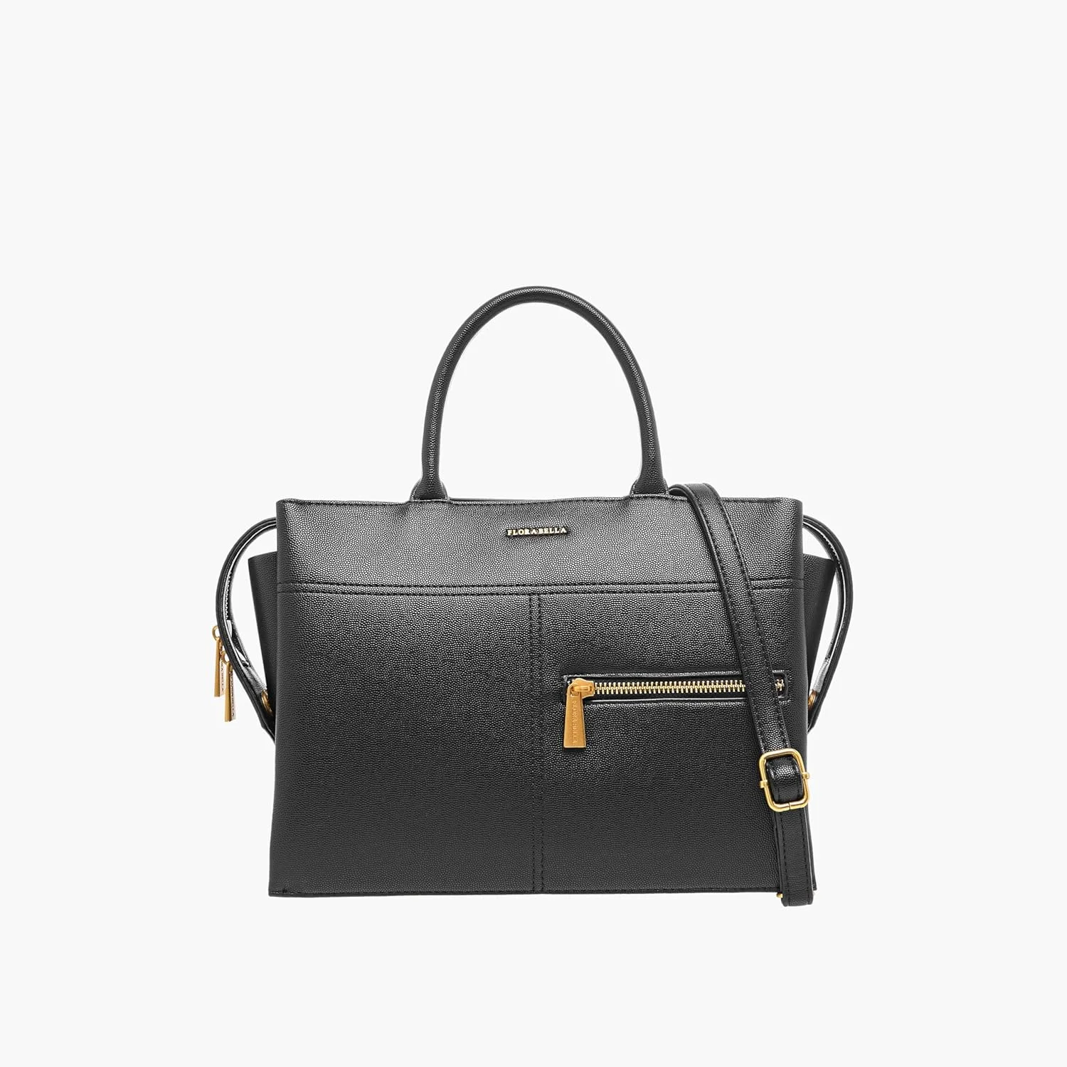 کیف دستی زنانه فلورا بلا از شواکسپرس - کیف جادار یکرنگ با دسته و بست زیپی