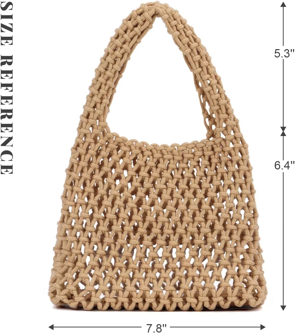 کیف بافتنی کوچک زنانه طرح توری