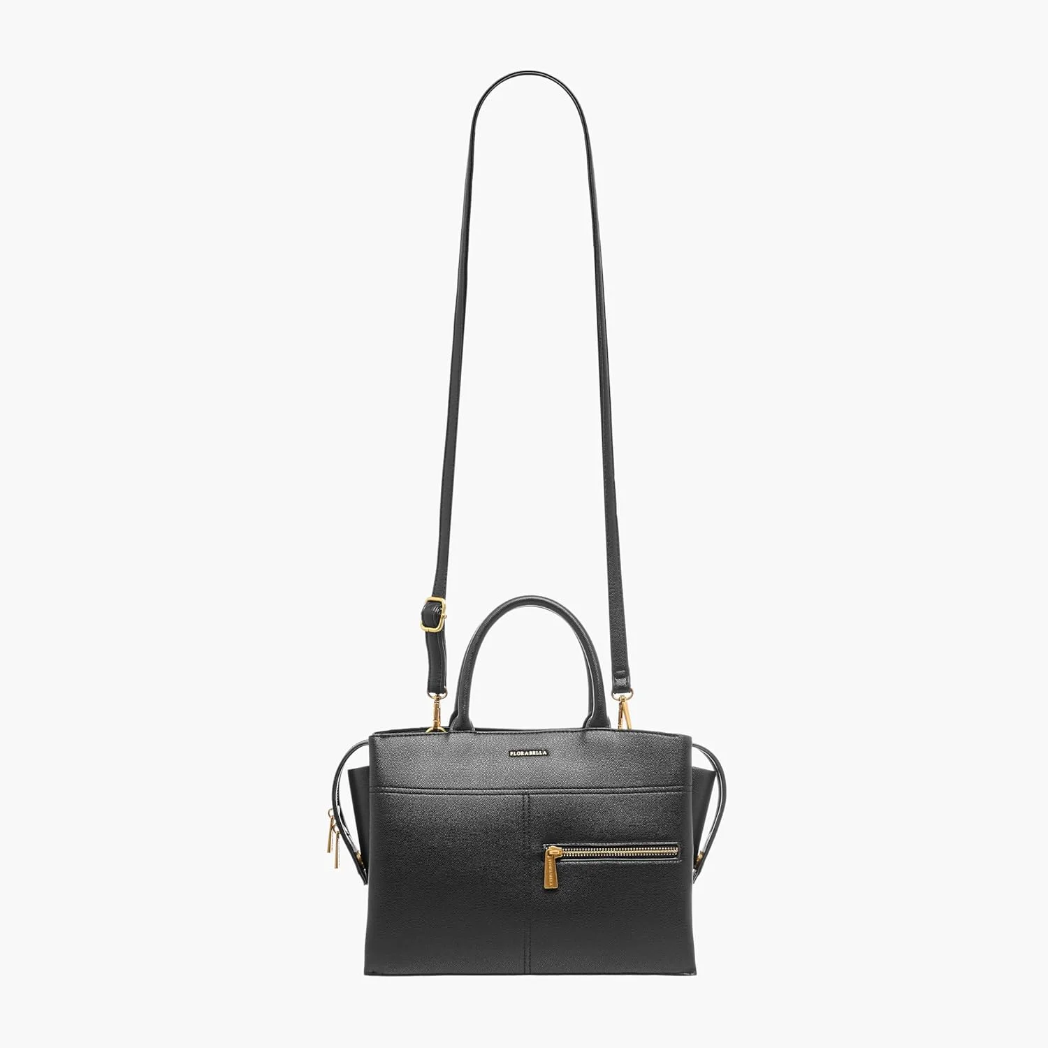 کیف دستی زنانه فلورا بلا از شواکسپرس - کیف جادار یکرنگ با دسته و بست زیپی