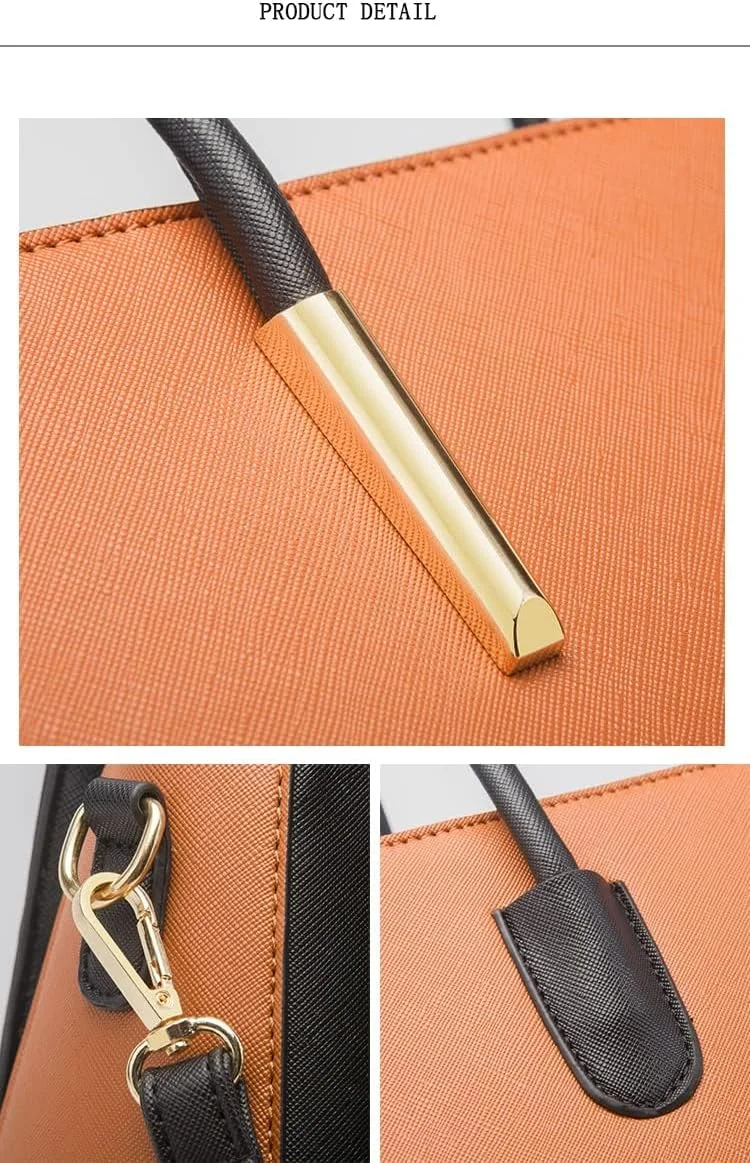 ست کیف دستی زنانه 4 تکه شامل کیف پول، کیف بزرگ، کیف دوشی و کیف دستی با دسته