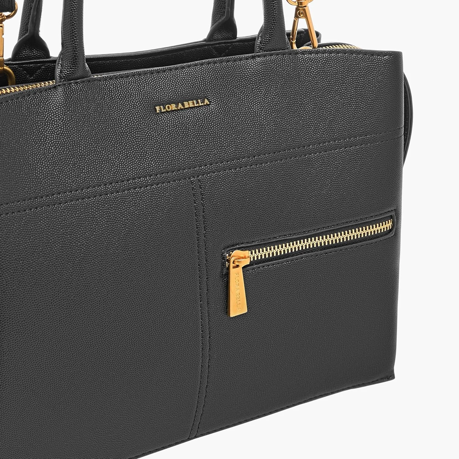 کیف دستی زنانه فلورا بلا از شواکسپرس - کیف جادار یکرنگ با دسته و بست زیپی