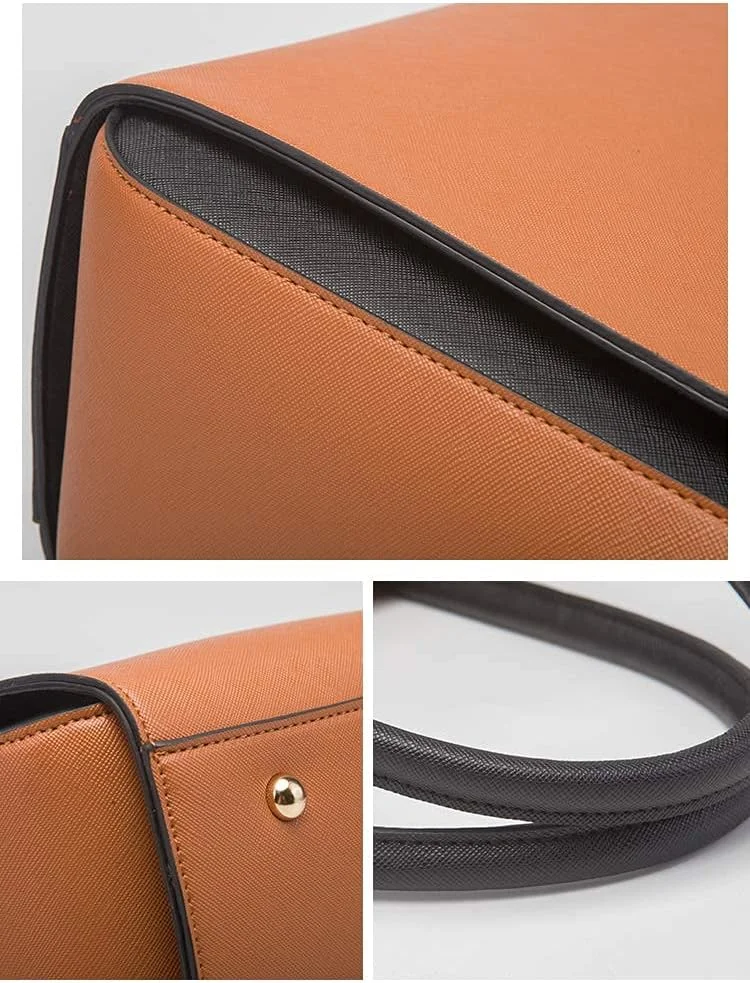 ست کیف دستی زنانه 4 تکه شامل کیف پول، کیف بزرگ، کیف دوشی و کیف دستی با دسته