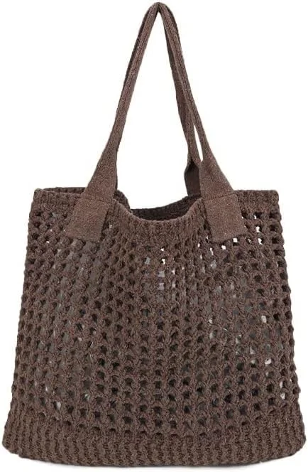 کیف ساحلی زنانه بافتنی دستی ENBEI