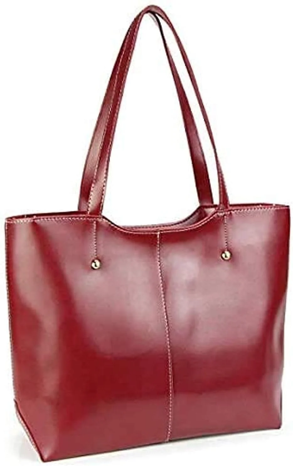 کیف دستی زنانه GulfDealz، چرم مصنوعی - زرشکی