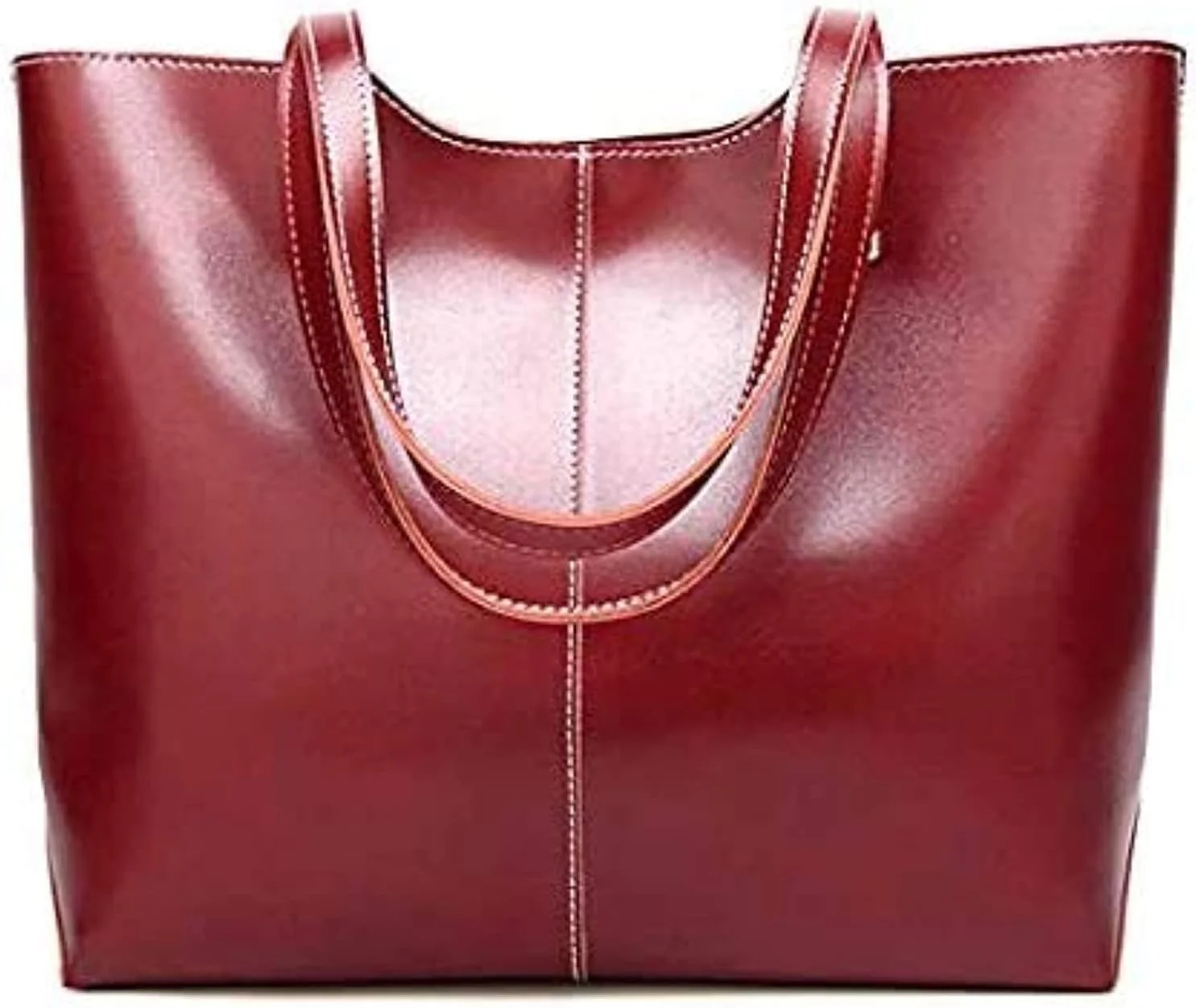 کیف دستی زنانه GulfDealz، چرم مصنوعی - زرشکی