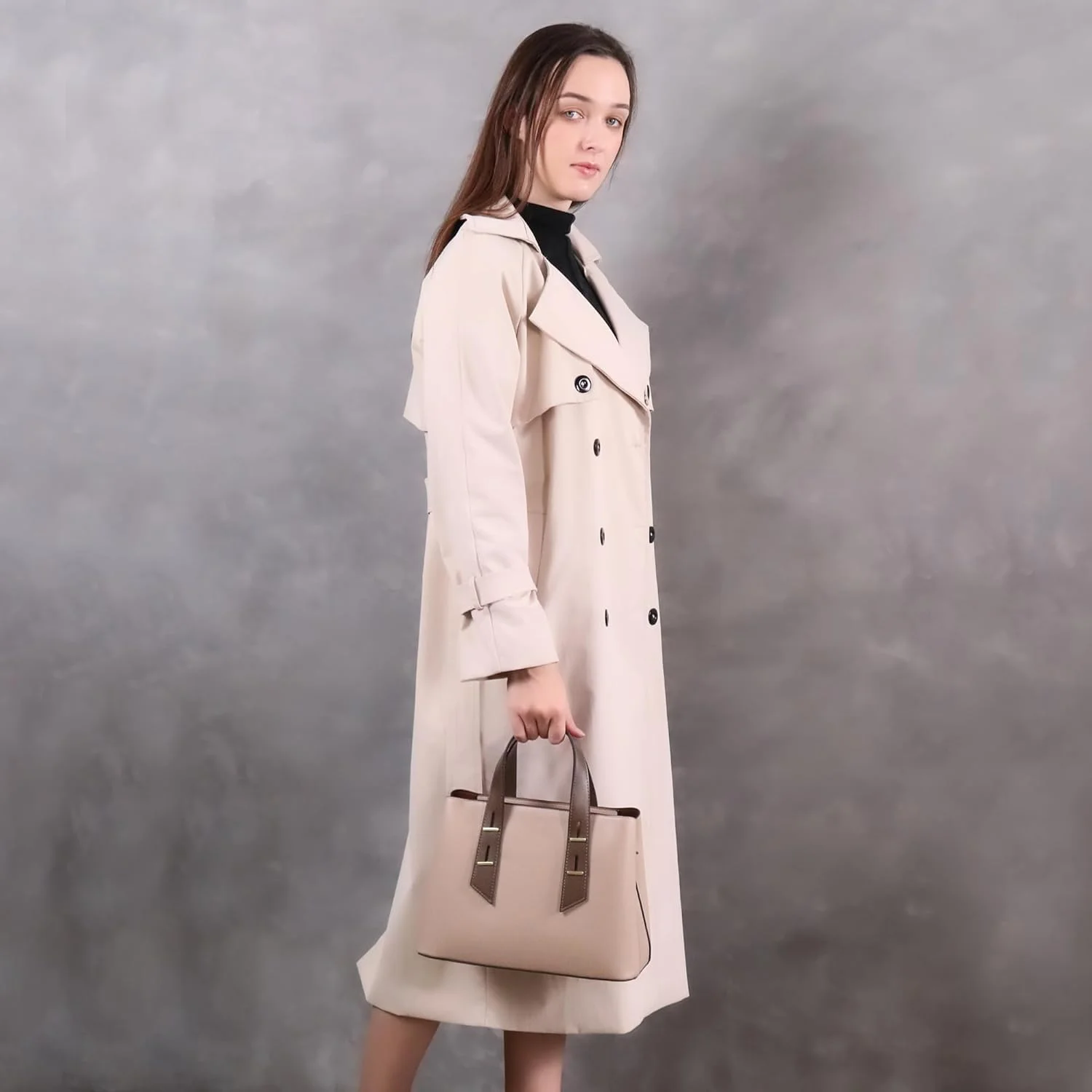 کیف دستی زنانه - کیف های دوشی و دستی چرمی با دسته بالایی و بست زیپی، کیف شیک برای استفاده روزمره یا هدیه