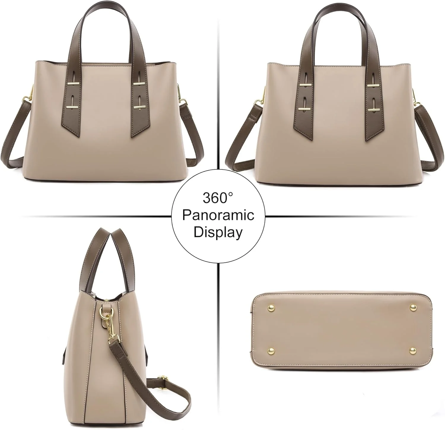 کیف دستی زنانه - کیف های دوشی و دستی چرمی با دسته بالایی و بست زیپی، کیف شیک برای استفاده روزمره یا هدیه