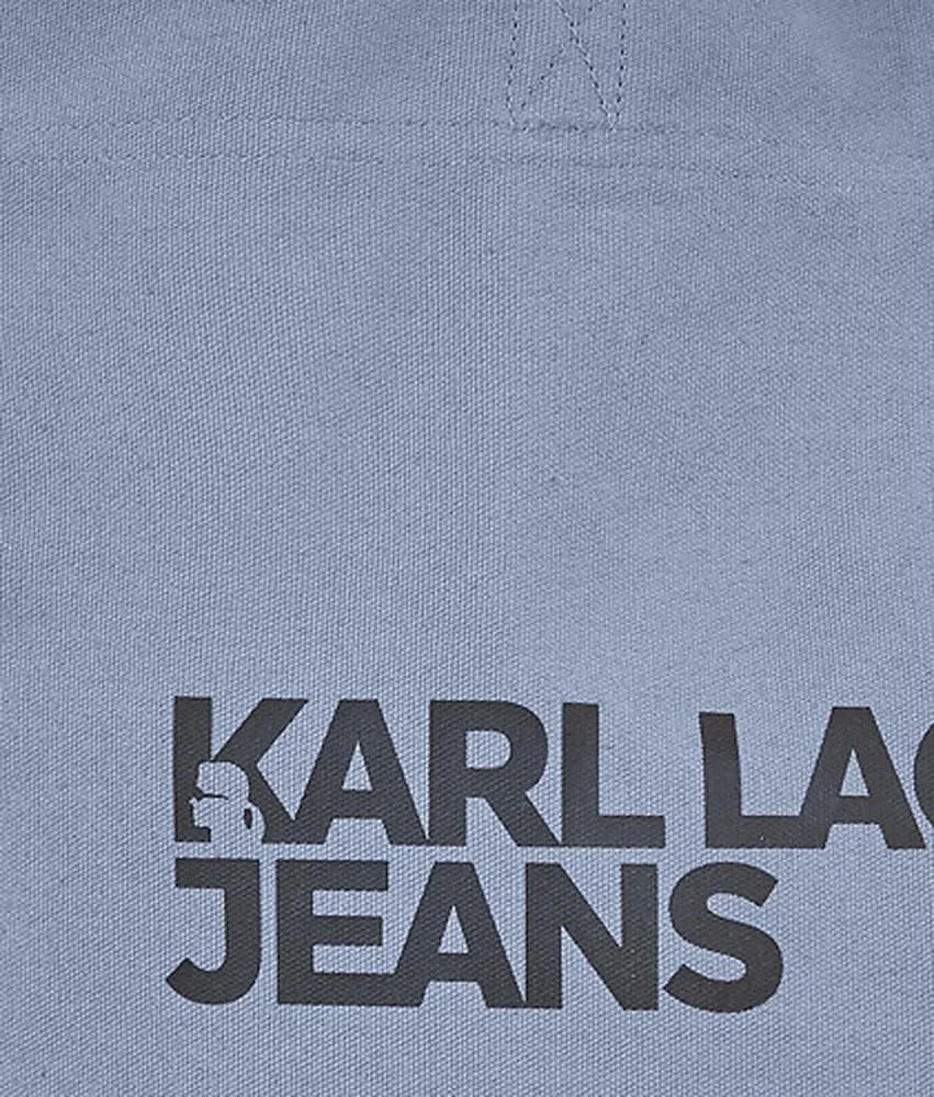 کیف خرید زنانه کارل لاگرفلد جینز مدل لوگو کیف خرید زنانه کارل لاگرفلد جینز مدل لوگو