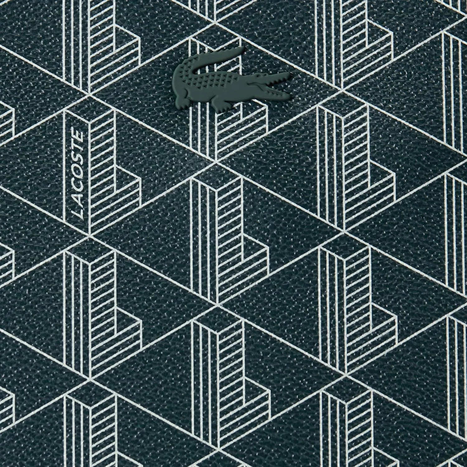 کیف دستی لاکوست مدل Zely بافت‌دار به همراه کیف کوچک زنانه، رنگ Mono Sinople Farine