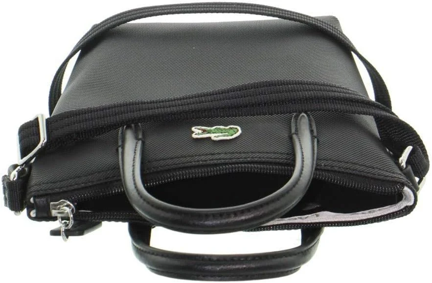 کیف دستی کوچک زیپ دار زنانه لاکوست مدل L.12.12 Concept Petit Piqué، سرمه ای تیره