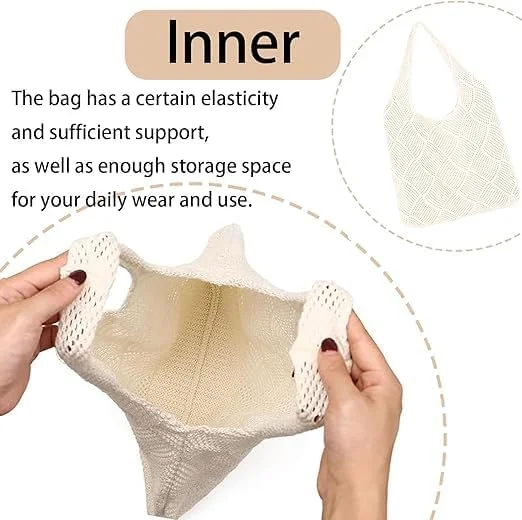 کیف دستی بافتنی زنانه، کیف های شانه ای بافت توخالی یکپارچهسازی با سیستمعامل، کیف شانه ای بوهو، کیف توری قلاب بافی، کیف ساحلی زنانه، کیف دستی خرید مسافرتی برای تعطیلات، کار روزانه، خرید، مسافرت کیف دستی بافتنی زنانه، کیف های شانه ای بافت توخالی یکپارچهسازی با سیستمعامل، کیف شانه ای بوهو، کیف توری قلاب بافی، کیف ساحلی زنانه، کیف دستی خرید مسافرتی برای تعطیلات، کار روزانه، خرید، مسافرت