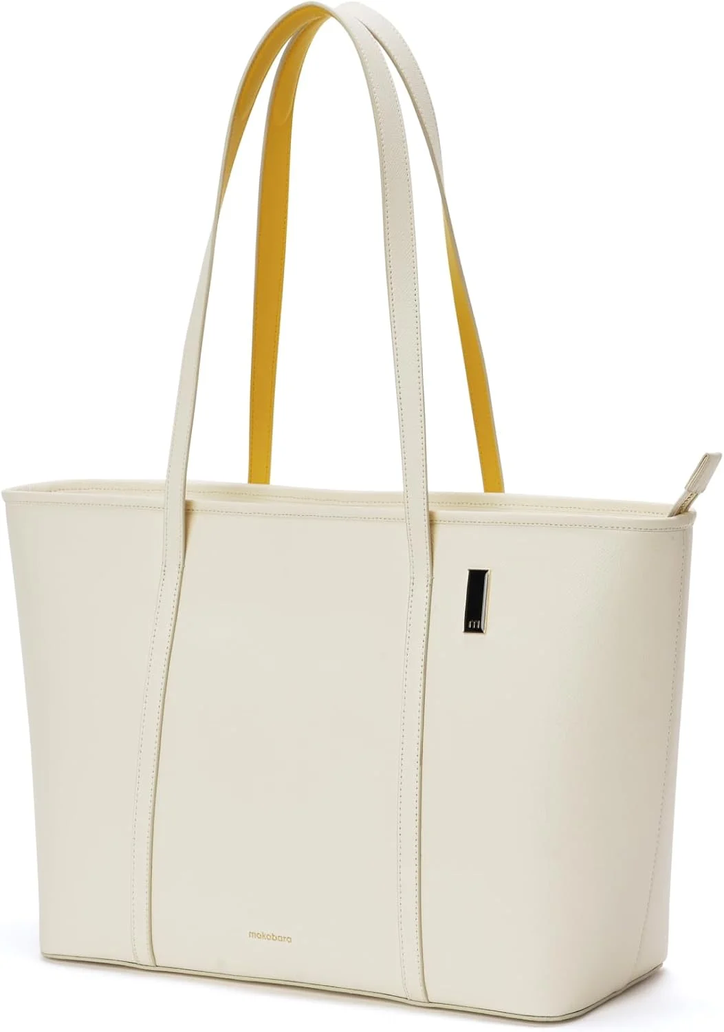 کیف دستی زنانه آسترید موکوبارا | کیف دستی زنانه برای استفاده اداری با چرم مصنوعی و روکش ضد آب، محفظه های متعدد و آستین لپ تاپ پد دار برای مسافرت و کار کیف دستی زنانه آسترید موکوبارا | کیف دستی زنانه برای استفاده اداری با چرم مصنوعی و روکش ضد آب، محفظه های متعدد و آستین لپ تاپ پد دار برای مسافرت و کار