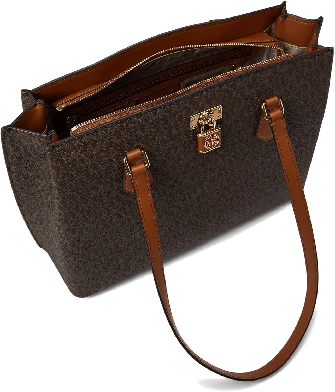 کیف دستی زنانه بزرگ مایکل کورس مدل Voyager - قهوه ای