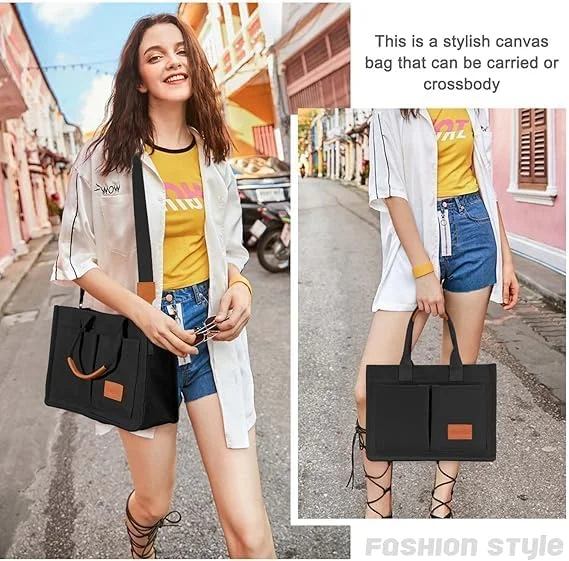 کیف دستی بوم زنانه با جیب، کیف دوشی کراس بادی، کیف دستی غیر رسمی کار، کیف همه کاره برای استفاده روزانه