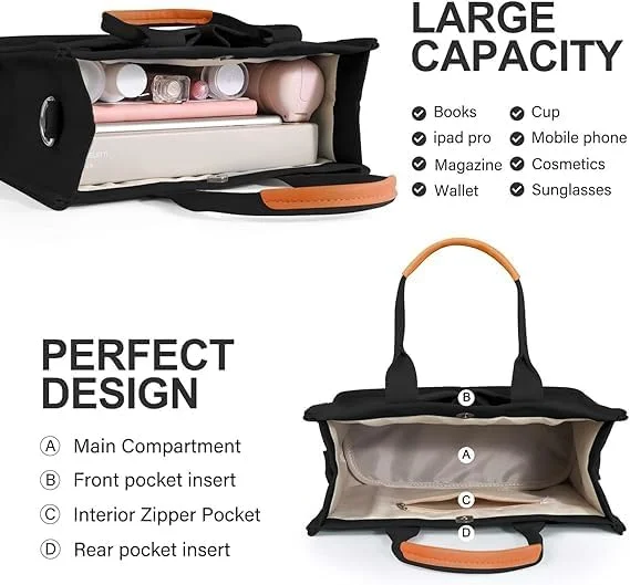 کیف دستی بوم زنانه با جیب، کیف دوشی کراس بادی، کیف دستی غیر رسمی کار، کیف همه کاره برای استفاده روزانه