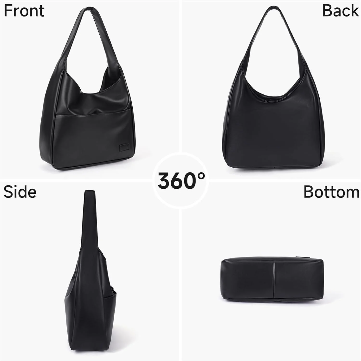 کیف دستی زنانه چرمی مصنوعی TERRIFI - کیف شانه ای شیک، ایده آل برای دانشگاه، کار، کیف چرمی، کیف دستی زیبا کیف دستی زنانه چرمی مصنوعی TERRIFI - کیف شانه ای شیک، ایده آل برای دانشگاه، کار، کیف چرمی، کیف دستی زیبا