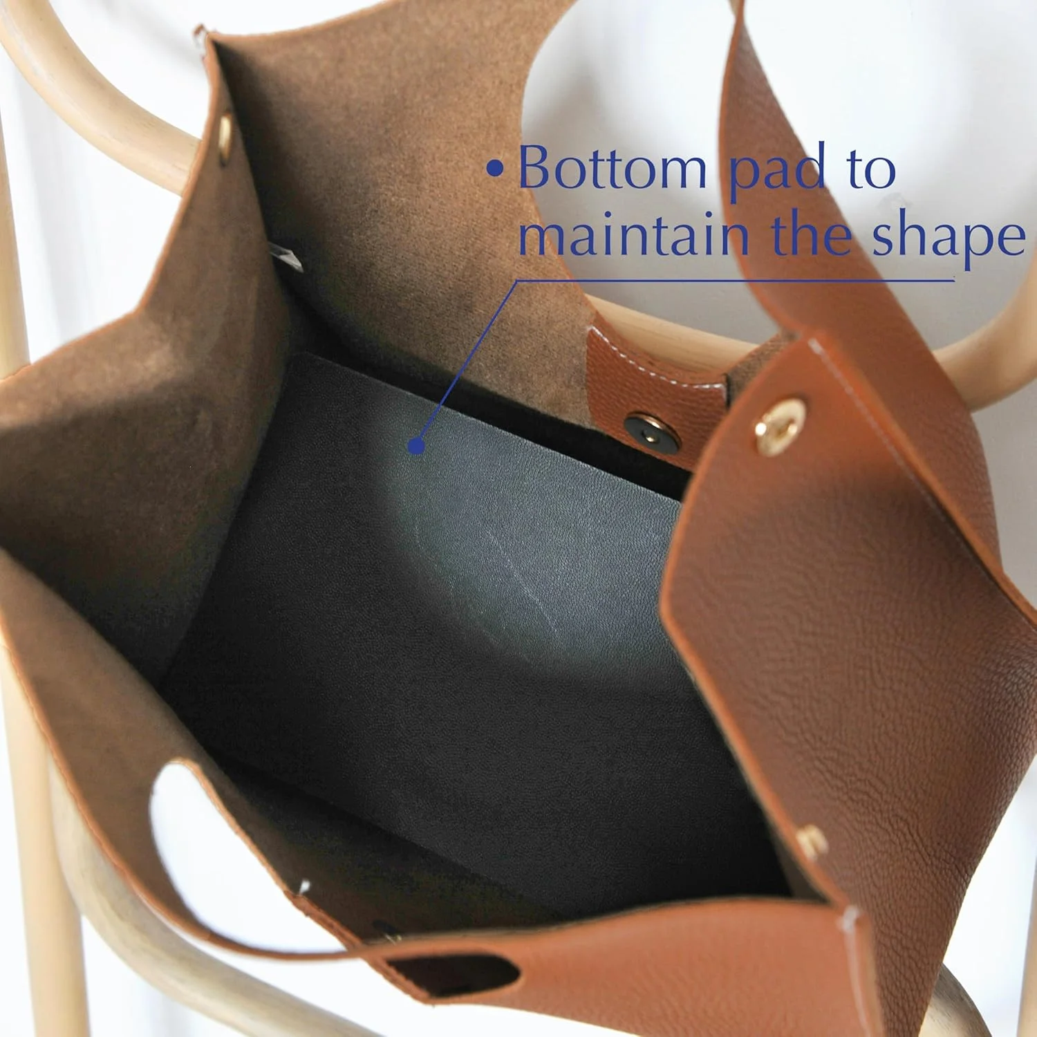 کیف دستی چرمی PU نرم به سبک مینیمال و قدیمی Hoxis، کیف کوچک