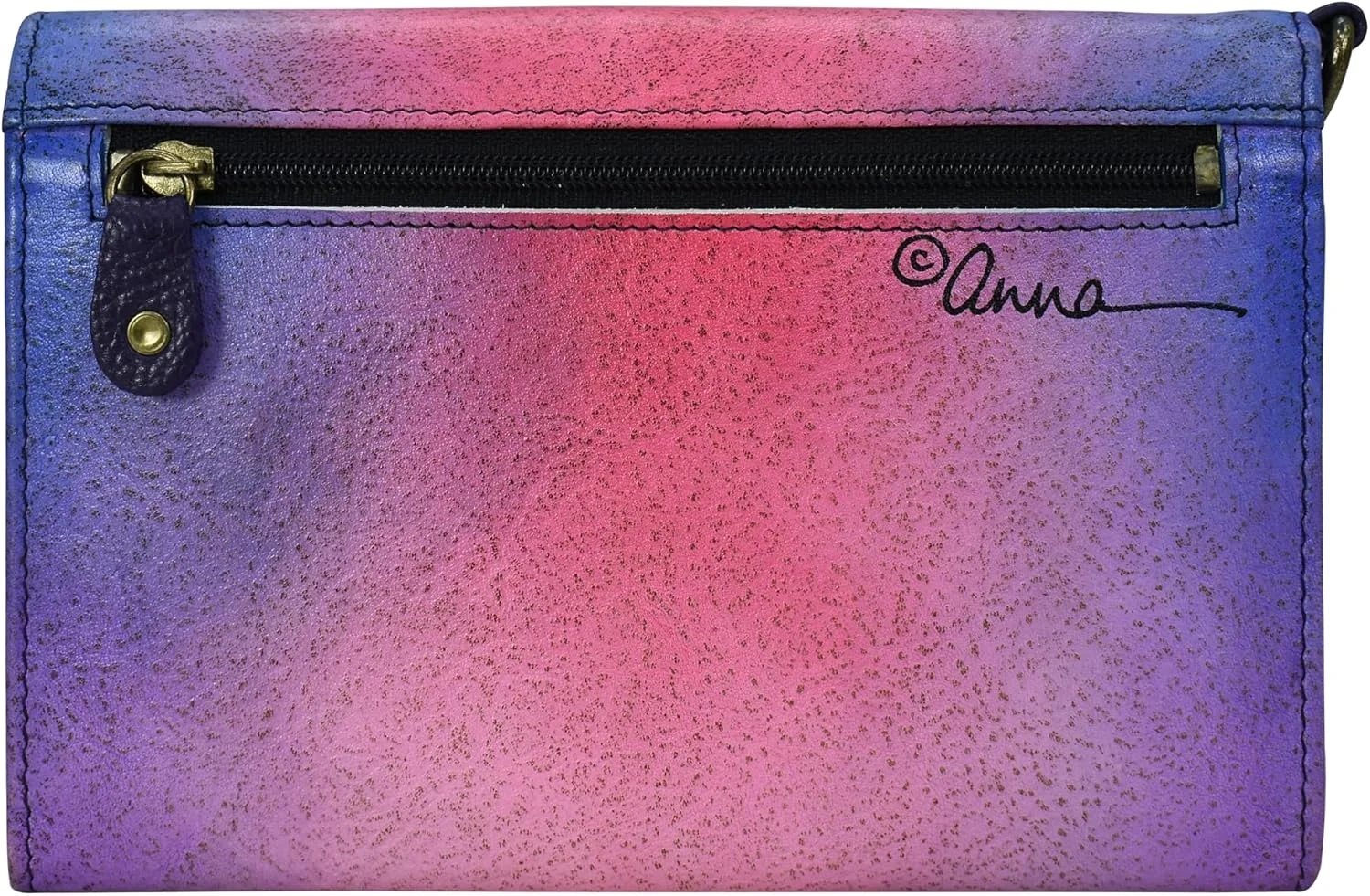 کیف دستی چرمی زنانه آنا بای آنوشکا، طرح‌دار و نقاشی شده، مناسب برای سازماندهی وسایل، کیف کلاچ و کیف مچی، چرم اصل