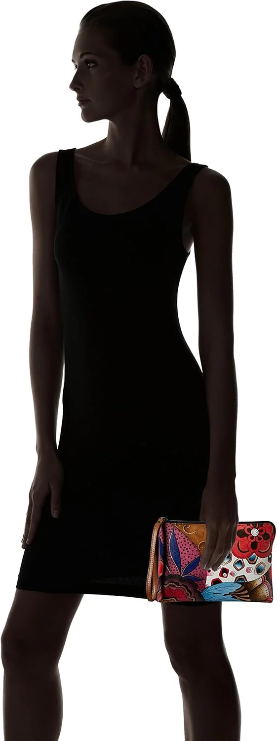 کیف دستی چرمی زنانه آنا با نقاشی دستی از آنوشکا