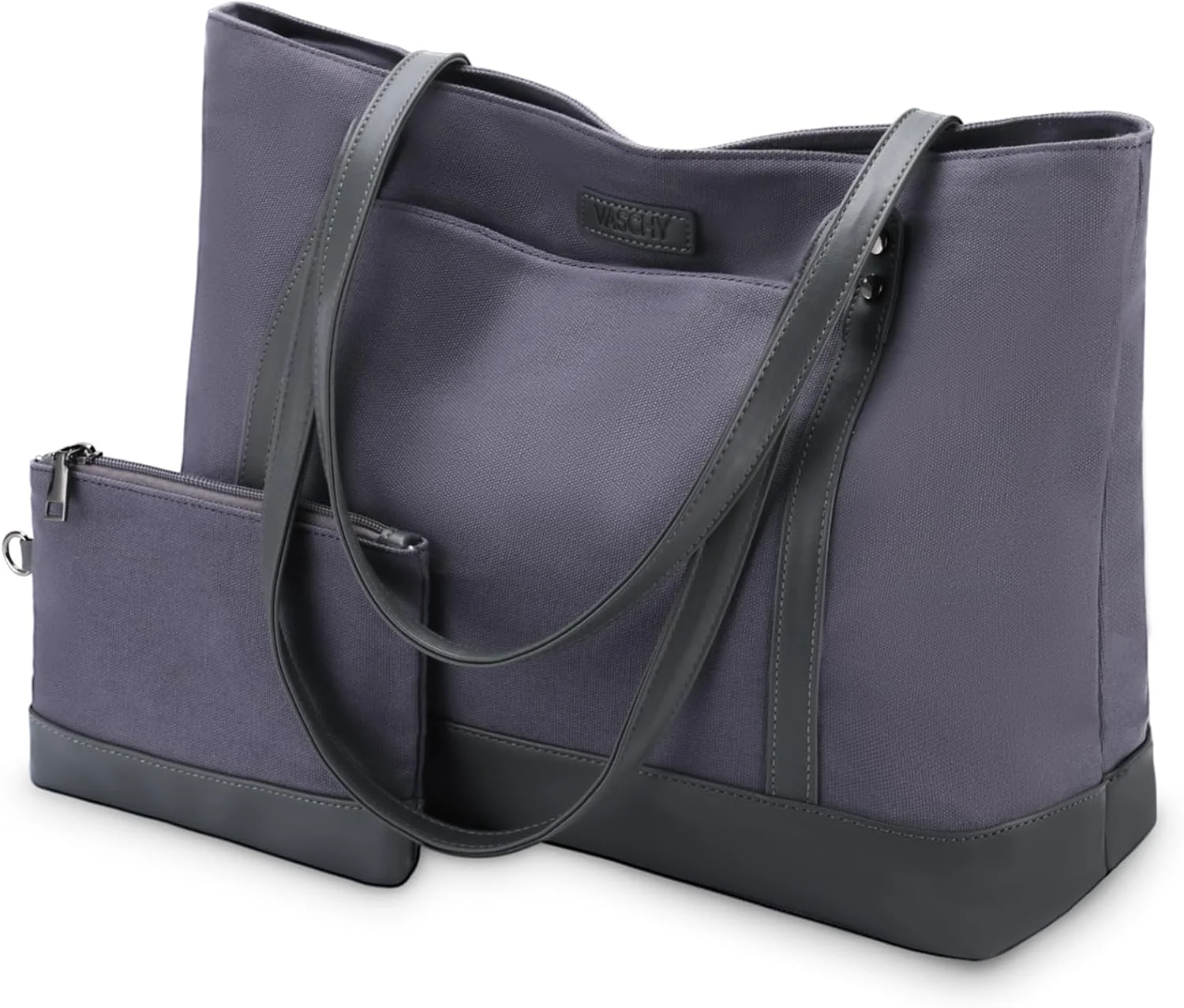 کیف دستی لپ تاپ زنانه VASCHY، کیف بزرگ مناسب لپ تاپ 15.6 اینچی برای سفر، کار، تجارت، و اداره