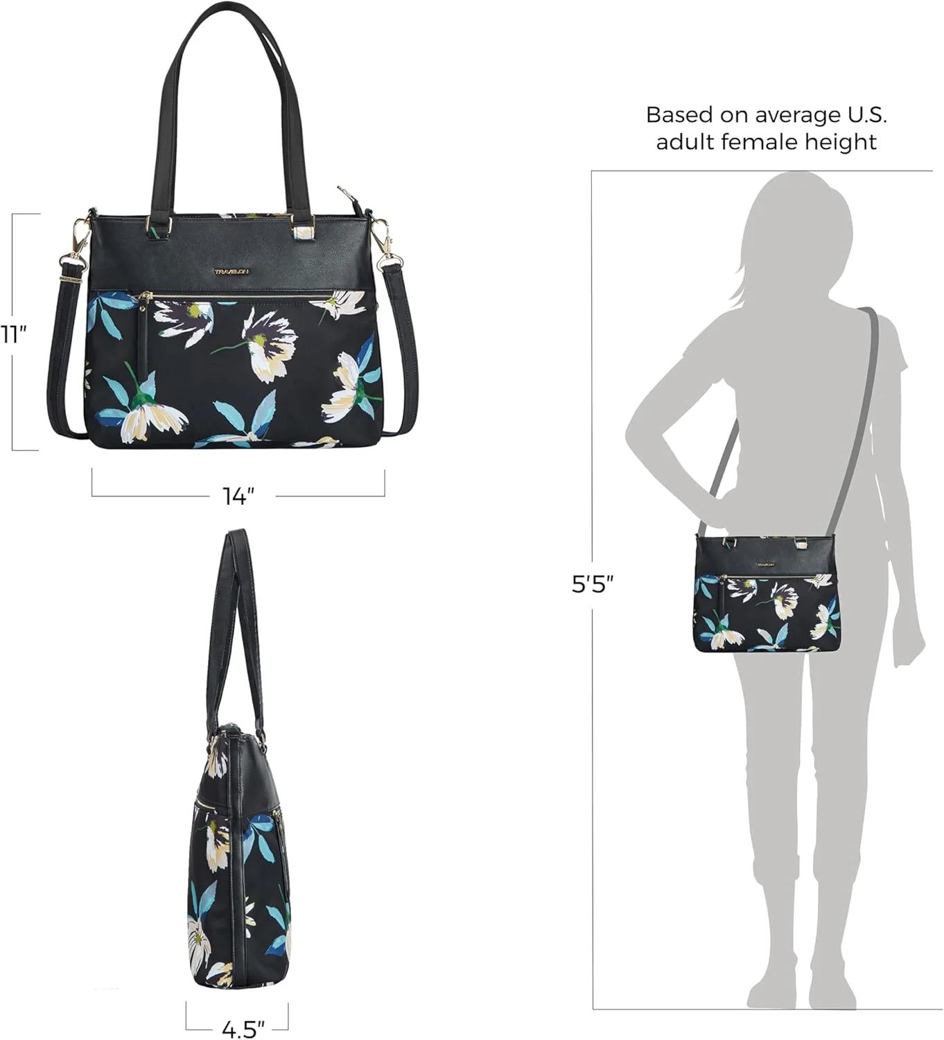 کیف دستی زنانه و مردانه تراولون مدل Addison