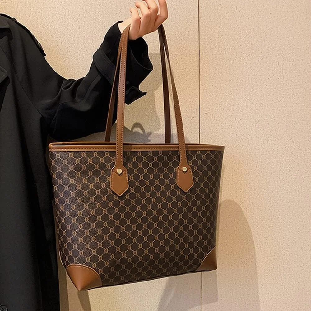 ست دو تکه کیف دستی جادار و کیف پول شیک برای بانوان میانسال، مد روز و ظریف ست دو تکه کیف دستی جادار و کیف پول شیک برای بانوان میانسال، مد روز و ظریف