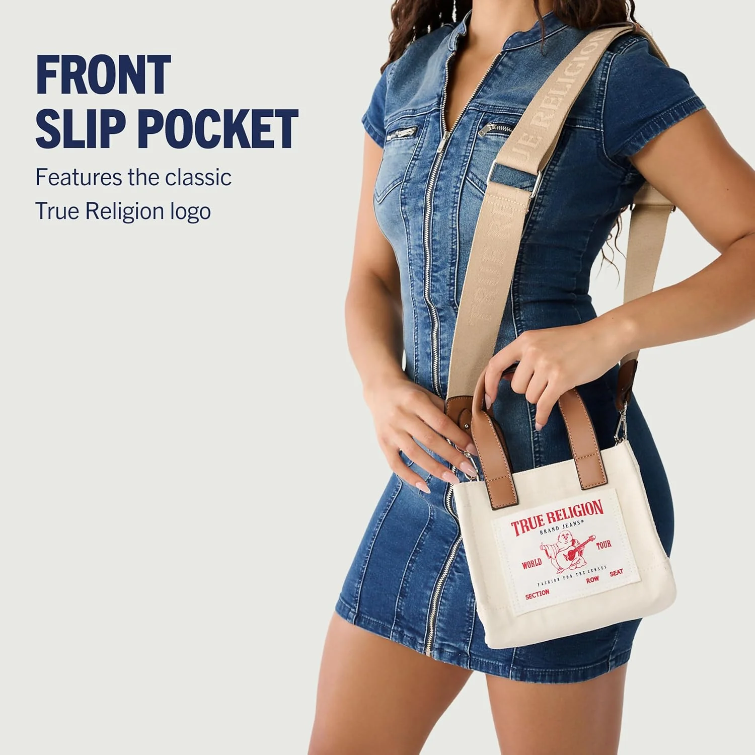 کیف دستی زنانه ترو ریلیجن، کیف دوشی مسافرتی کوچک زنانه با بند قابل تنظیم کیف دستی زنانه ترو ریلیجن، کیف دوشی مسافرتی کوچک زنانه با بند قابل تنظیم