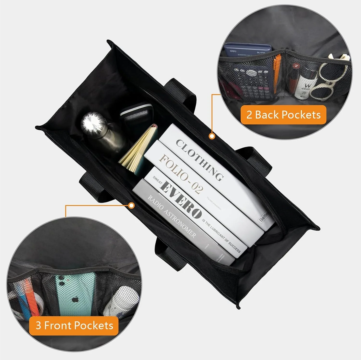 کیف دستی جادار TOPDesign مقاوم در برابر آب با ۱۳ جیب بیرونی و داخلی، دارای زیپ و کفی ضخیم، مناسب برای بانوان شاغل، معلمان، پرستاران و حسابداران کیف دستی جادار TOPDesign مقاوم در برابر آب با ۱۳ جیب بیرونی و داخلی، دارای زیپ و کفی ضخیم، مناسب برای بانوان شاغل، معلمان، پرستاران و حسابداران