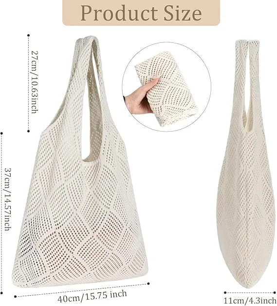 کیف بافتنی تزویک، کیف ساحلی توری، کیف مسافرتی بوهو، کیف توری زنانه زیبا