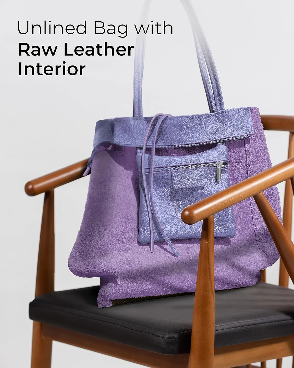 کیف دستی چرمی زنانه ایتالیایی با زیپ - کیف بزرگ برای خرید، کار و مسافرت