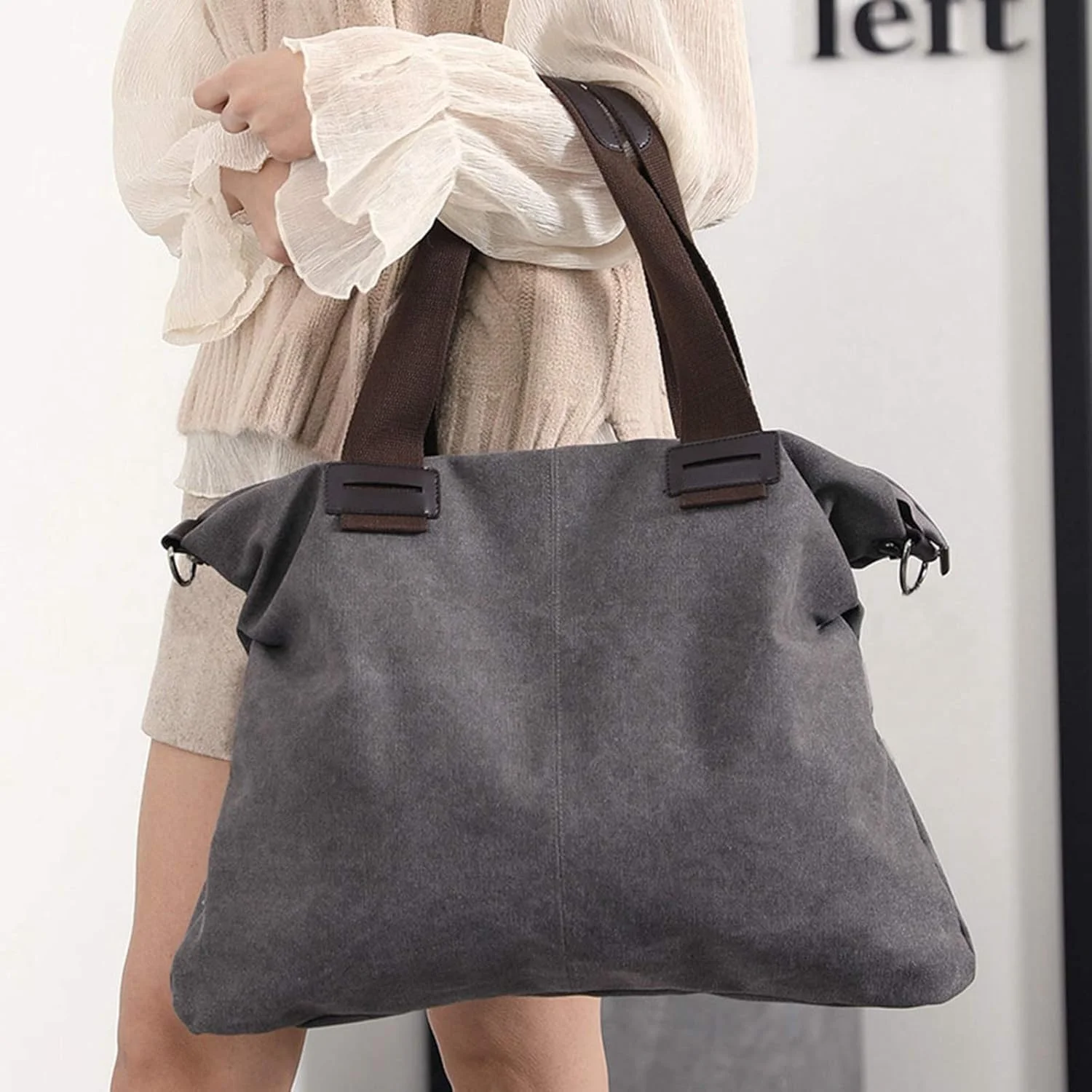 کیف دستی بوم زنانه Sunshinejing، کیف دوشی و کراس بادی، مناسب کار، سفر و استفاده روزمره