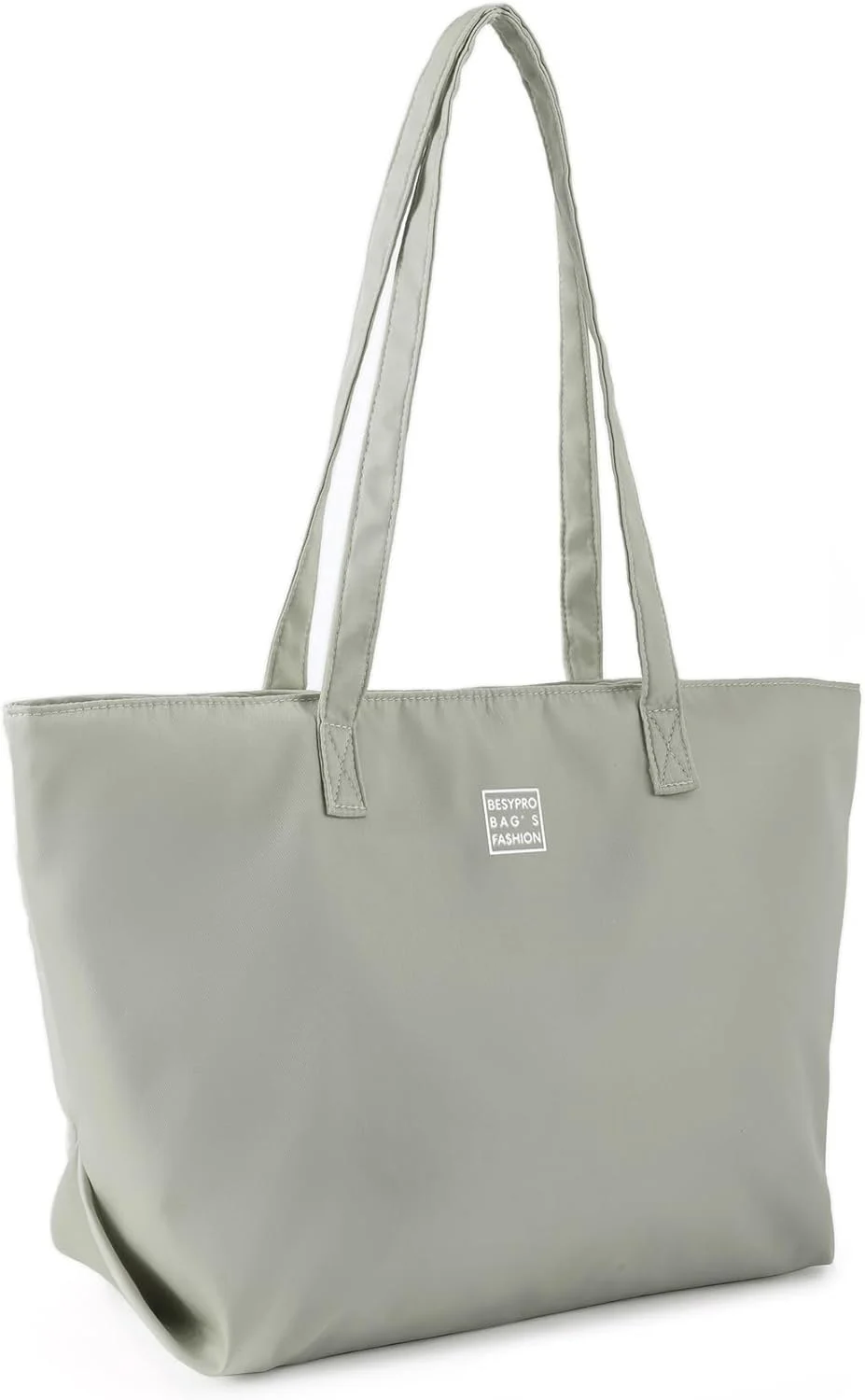 کیف دستی نایلونی زنانه، کیف بزرگ دوشی با جیب های متعدد و بست زیپی، مناسب برای کار، مسافرت و دانشگاه