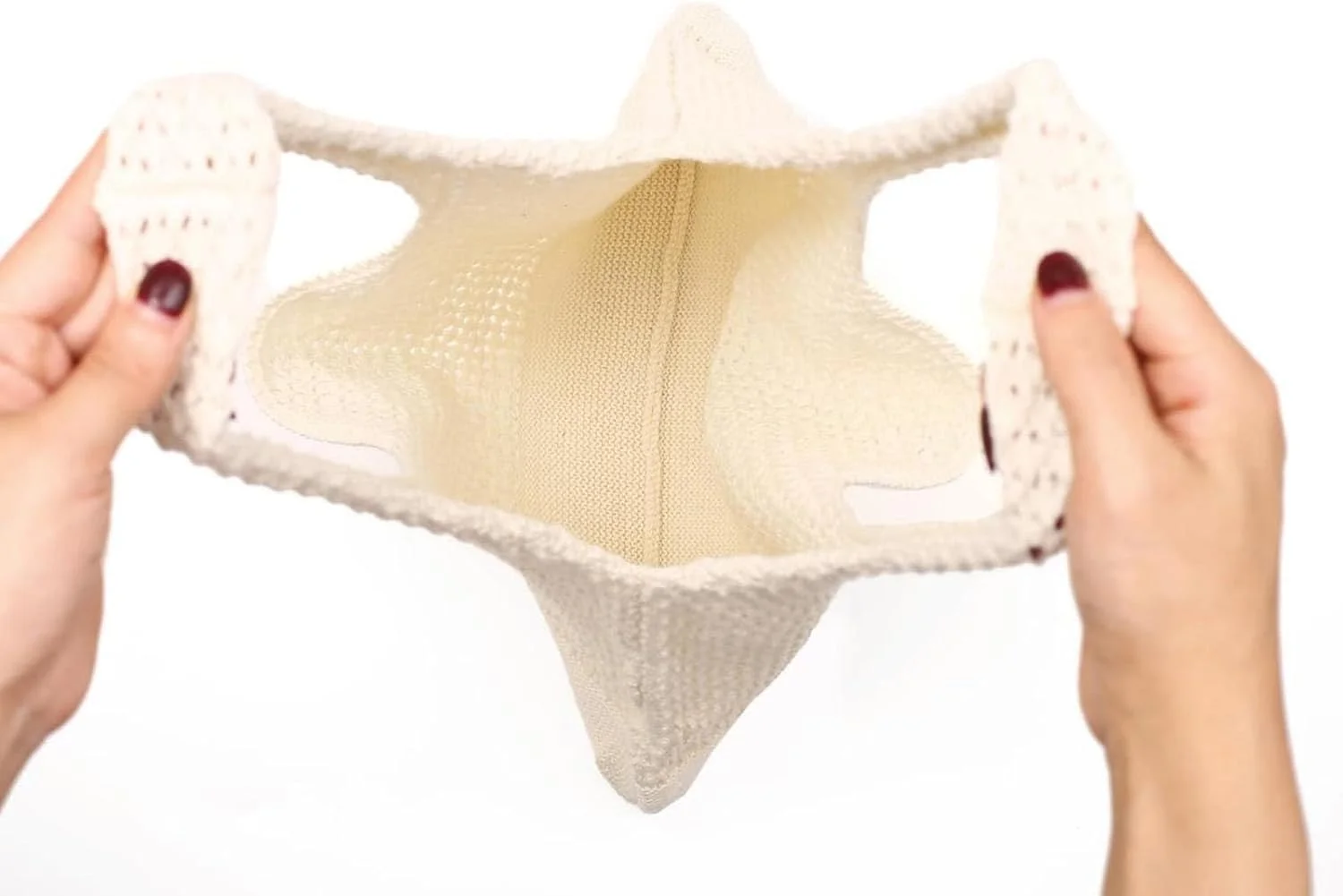 کیف بافتنی زنانه تزویق، کیف توری ساحلی بافتنی، کیف بافت بوهو زیبا برای تعطیلات تابستانی زنانه