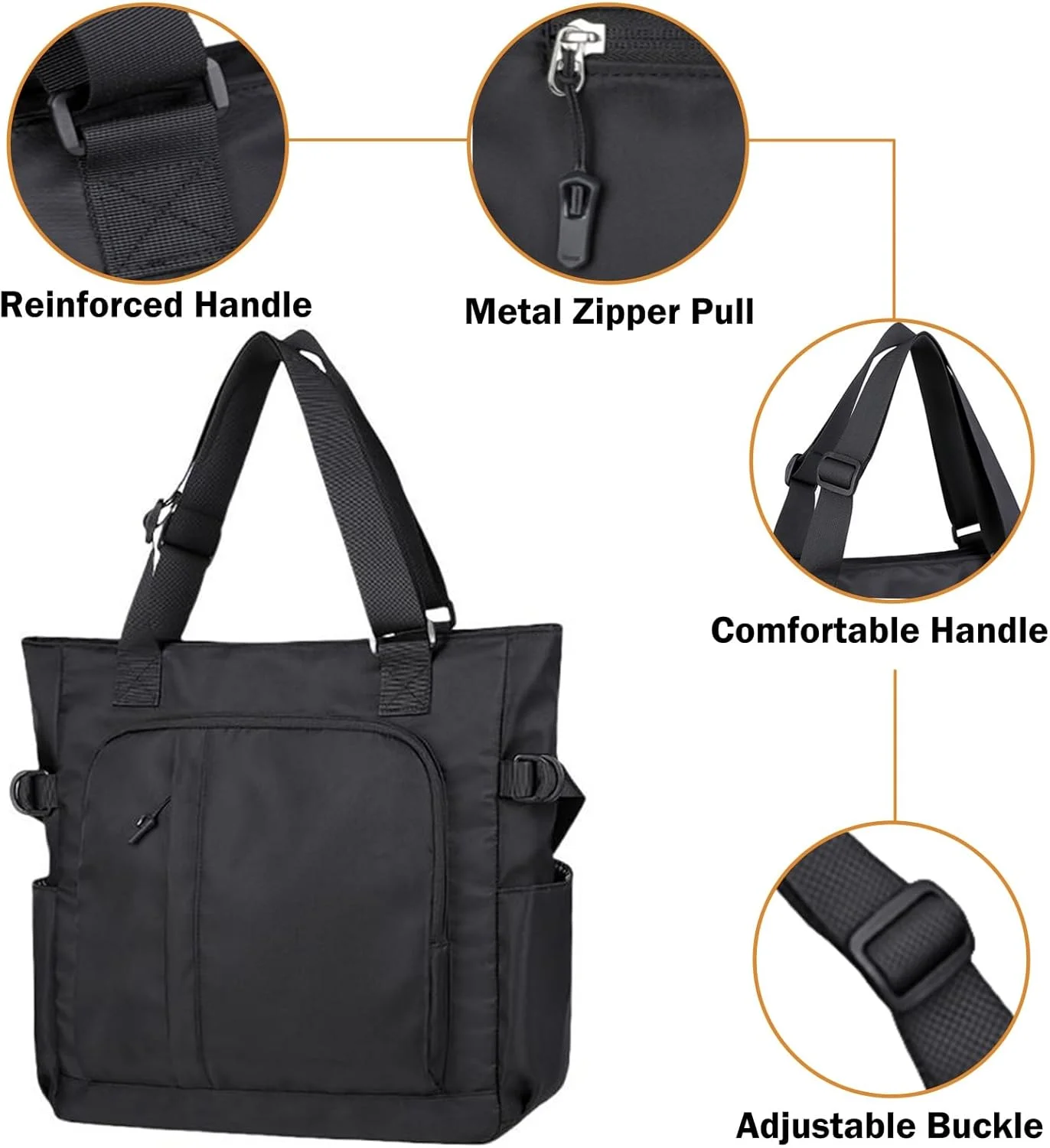 کیف دستی شانه ای مردانه - کیف لپ تاپ BLYPHOO با جیب های متعدد، کیف دستی بزرگ ضد آب مسافرتی، کیف های کار سبک وزن برای مردان یا زنان برای کار روزانه، مسافرت و ساحل کیف دستی شانه ای مردانه - کیف لپ تاپ BLYPHOO با جیب های متعدد، کیف دستی بزرگ ضد آب مسافرتی، کیف های کار سبک وزن برای مردان یا زنان برای کار روزانه، مسافرت و ساحل