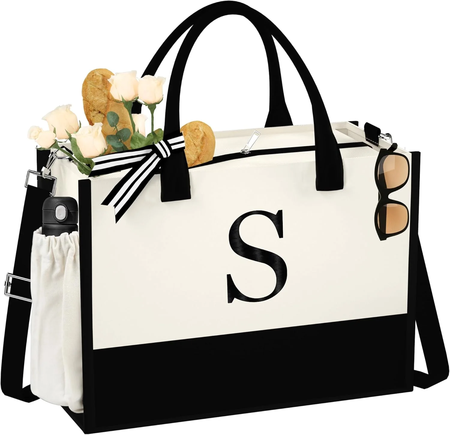 کیف دستی بوم نقاشی زنانه، هدیه تولد شخصی سازی شده برای مادر، دوستان، معلم