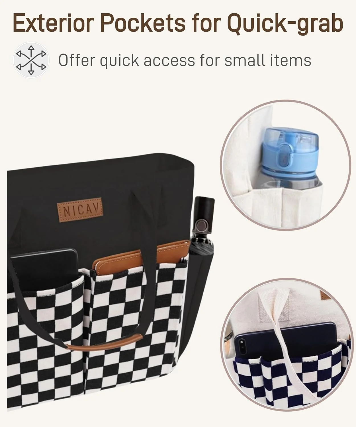 کیف دستی زنانه Nicav مدل Nicav-ttb Utility (بسته 1 عددی) کیف دستی زنانه Nicav مدل Nicav-ttb Utility (بسته 1 عددی)