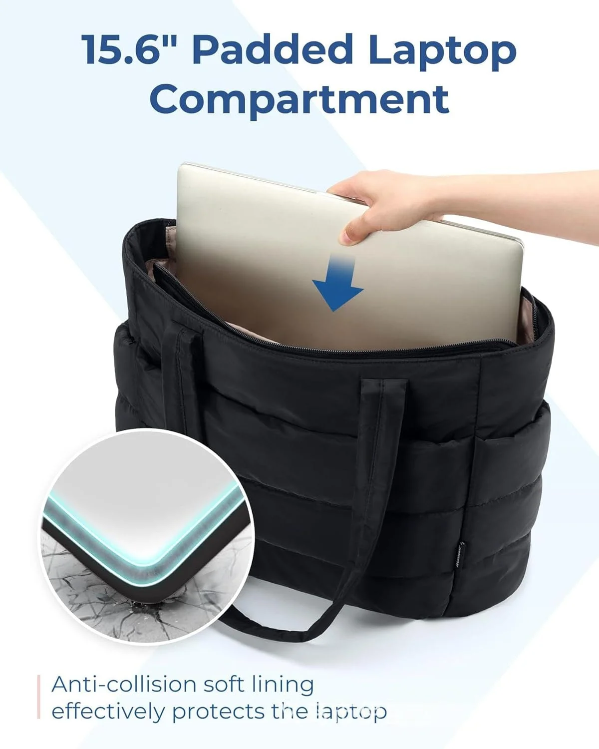 کیف دستی زنانه طرح دار، کیف خرید سبک وزن مناسب برای سفر، کار، باشگاه و استفاده روزمره