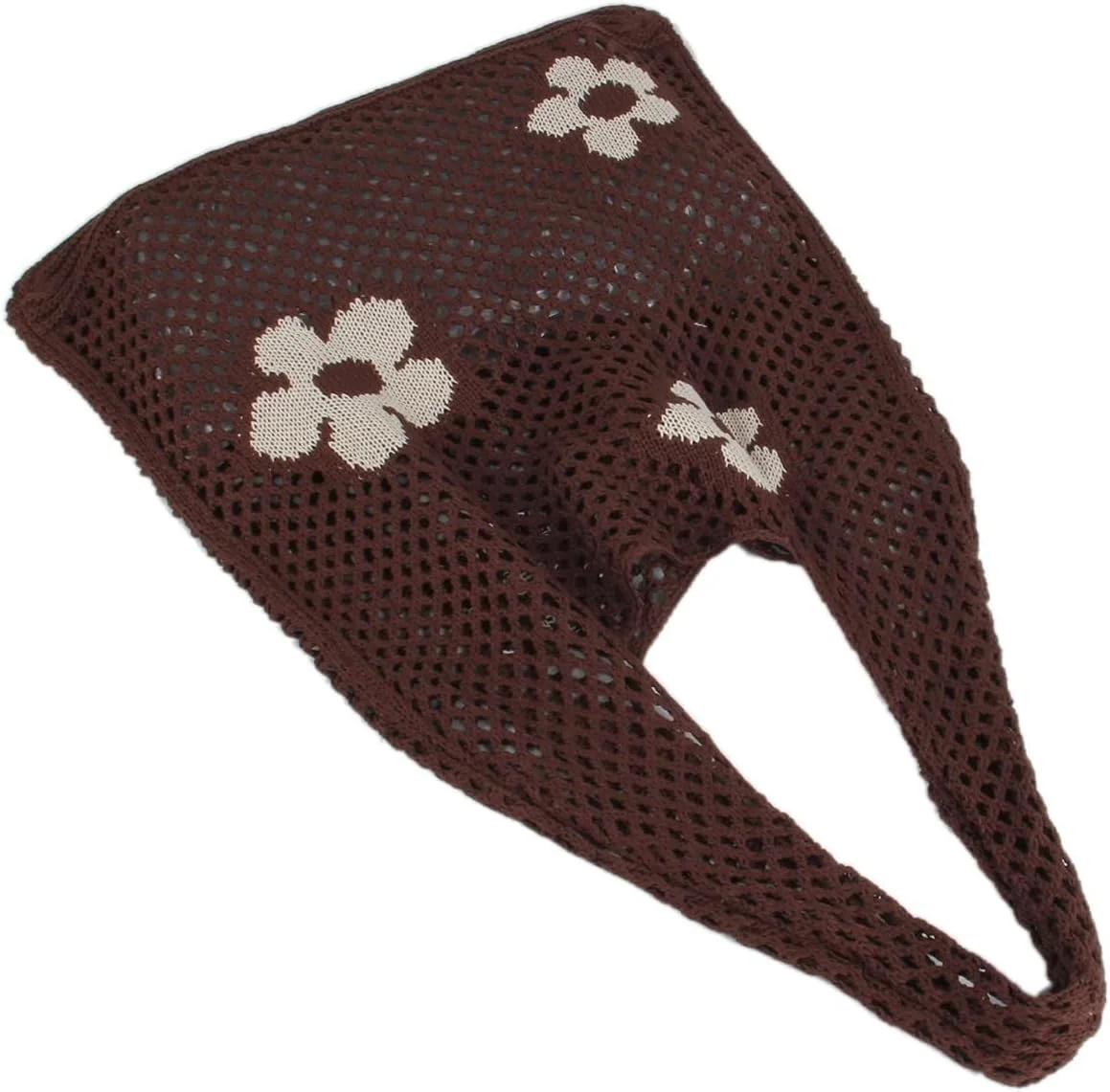 کیف بافتنی توری، کیف ساحلی توری، کیف دوشی زنانه تابستانی رترو، کیف دوشی وینتیج، کیف دستی بافتنی، کیف ساحلی توری با ظرفیت بزرگ برای خرید