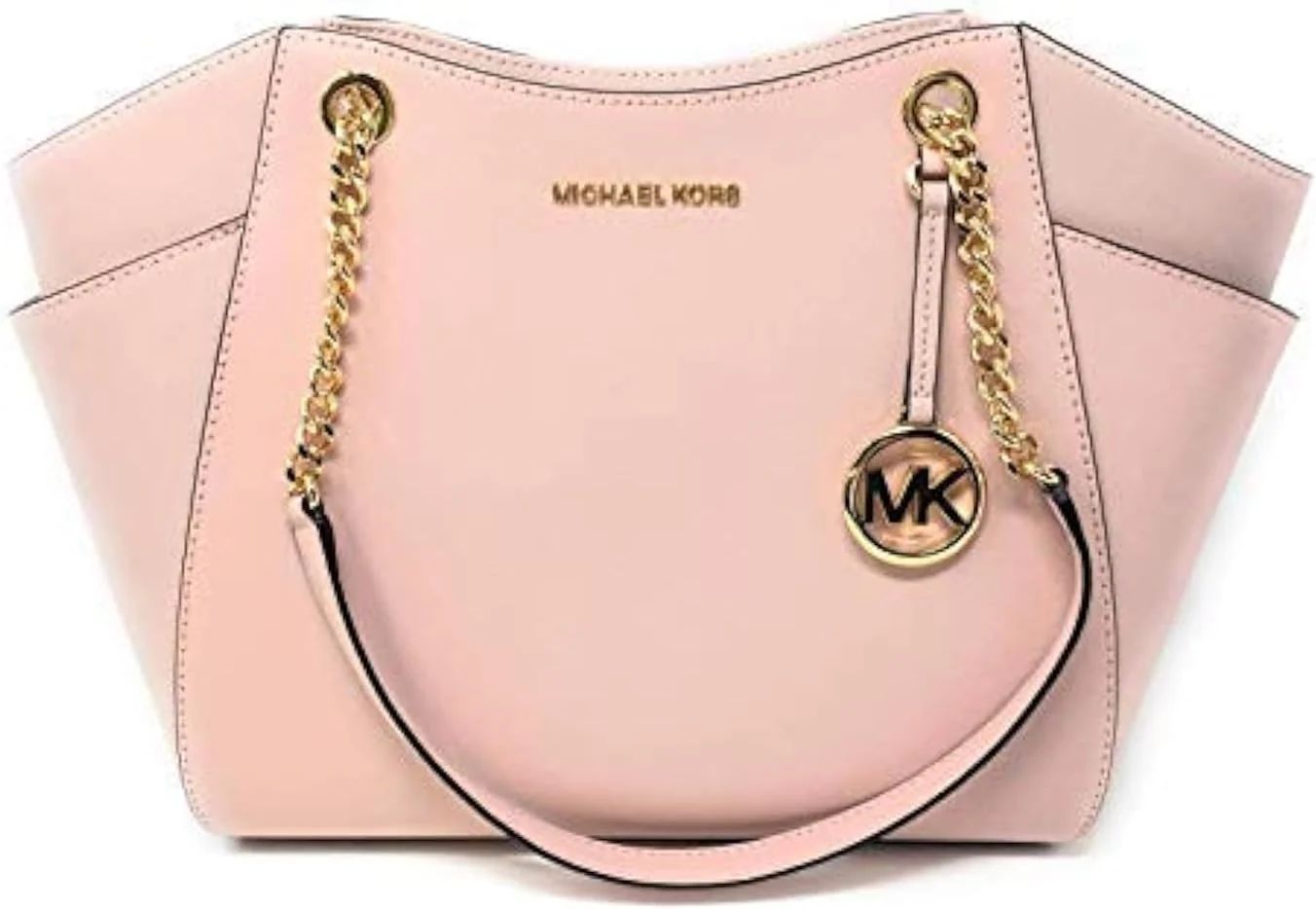 کیف دوشی زنانه مایکل کورس مدل Jet Set Travel Saffiano با زنجیر، چرم پی وی سی - شکوفه