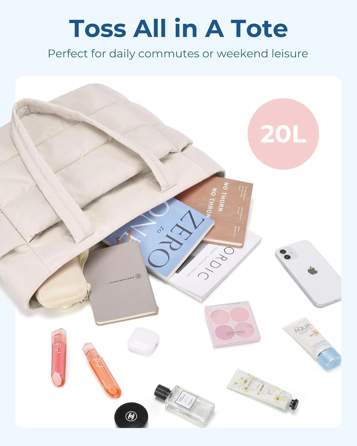 کیف دستی پفی سبک وزن زنانه، کیف شانه ای لحافی با محفظه، مناسب برای کار و سفر کیف دستی پفی سبک وزن زنانه، کیف شانه ای لحافی با محفظه، مناسب برای کار و سفر